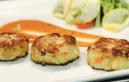 Prawn and crab cakes prepared by FoodByWayne