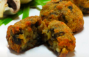 Crunchy mushroom risotta balls prepared by FoodByWayne