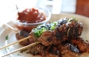 Lamb souvlaki prepared by FoodByWayne