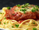 Chicken parmigiana prepared by FoodByWayne