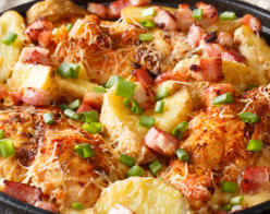 Potato bake with chicken prepared by FoodByWayne