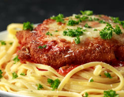 Chicken parmigiana prepared by FoodByWayne