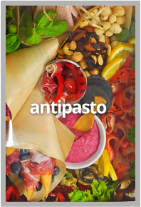 Antipasto platter box prepared by FoodByWayne