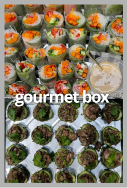 Gourmet platter box prepared by FoodByWayne