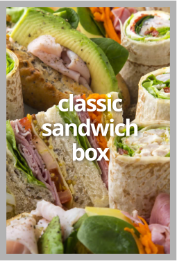 Classic sandwich box prepared by FoodByWayne