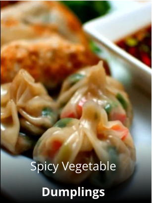 Spicy Vegetable Dumplings
