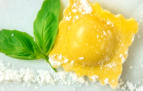 Cheese and mushroom ravioli prepared by FoodByWayne