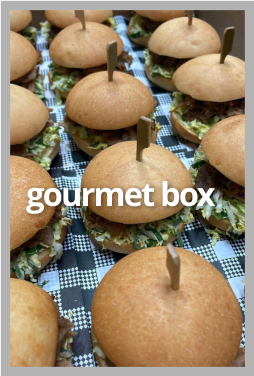 Gourmet platter box prepared by FoodByWayne