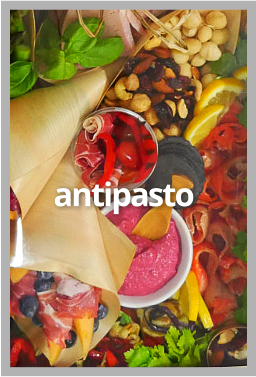 Antipasto platter box prepared by FoodByWayne